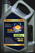 FORMULATION BY USA 4 LITRES ENGINEERED TO: Maximize Fuel Efficiency Minimize Friction & Wear Increase Part & Engine Life Reduce Operating Temperature Cling to Critical Areas without Drag Perform Under Extreme Pressure & Heat FULLY SYNTHETIC ENGINE OIL API SN/CF DESIGNED FOR: Carbureted, Fuel Injected, Turbocharged, and Supercharged Engines Patented High Performance Technology PERFORMANCE LUBRICANTS Tribo Lube