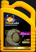 FORMULATION BY USA 5 LITRES PERFORMANCE LUBRICANTS Tribo Lube ENGINEERED TO: Maximize Fuel Efficiency Minimize Friction & Wear Increase Part & Engine Life Reduce Operating Temperature Cling to Critical Areas without Drag Perform Under Extreme Pressure & Heat DESIGNED FOR: Carbureted, Fuel Injected, Turbocharged, and Supercharged Engines MINERAL ENGINE OIL API SL/CF