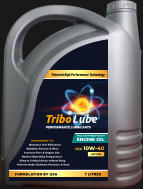 Patented High Performance Technology FORMULATION BY USA 7 LITRES                   ENGINEERED TO:                Maximize Fuel Efficiency             Minimize Friction & Wear          Increase Part & Engine Life       Reduce Operating Temperature    Cling to Critical Areas without Drag Perform Under Extreme Pressure & Heat API CK4 FULLY SYN HEAVY DUTY ENGINE OIL PERFORMANCE LUBRICANTS Tribo Lube